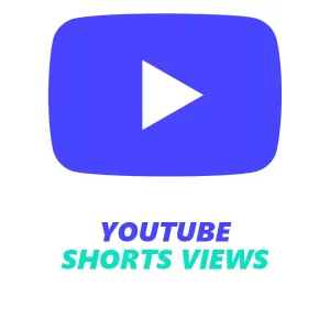 YouTube Shorts Symbol mit Play-Button für Views auf Shorts Videos