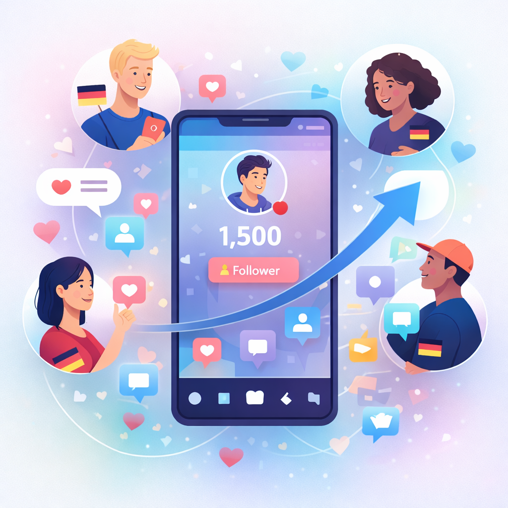 TikTok Profil mit deutscher Community TikTok Profil mit deutschsprachigem Community-Signal