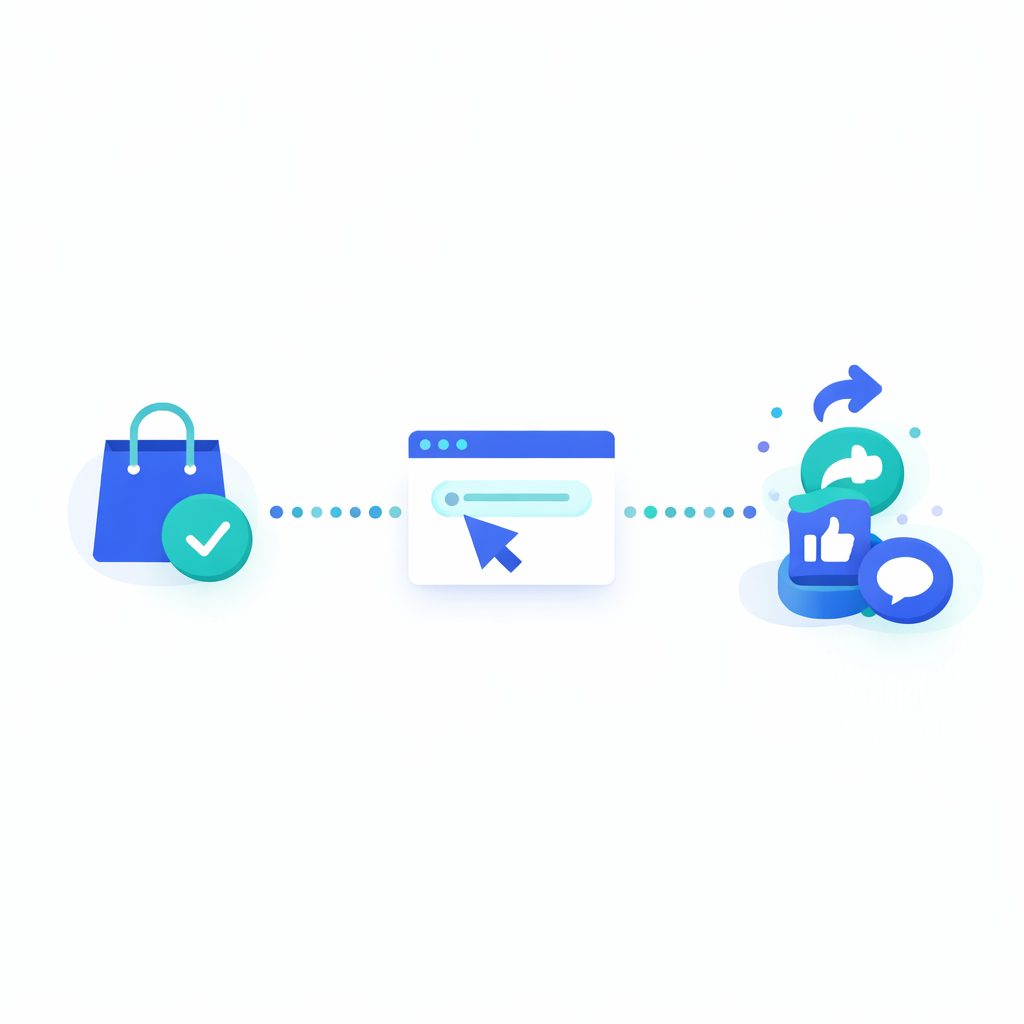 Ablauf eines Facebook Likes Services Schrittweiser Ablauf zur Bereitstellung von Facebook Post Likes aus deutscher Zielgruppe