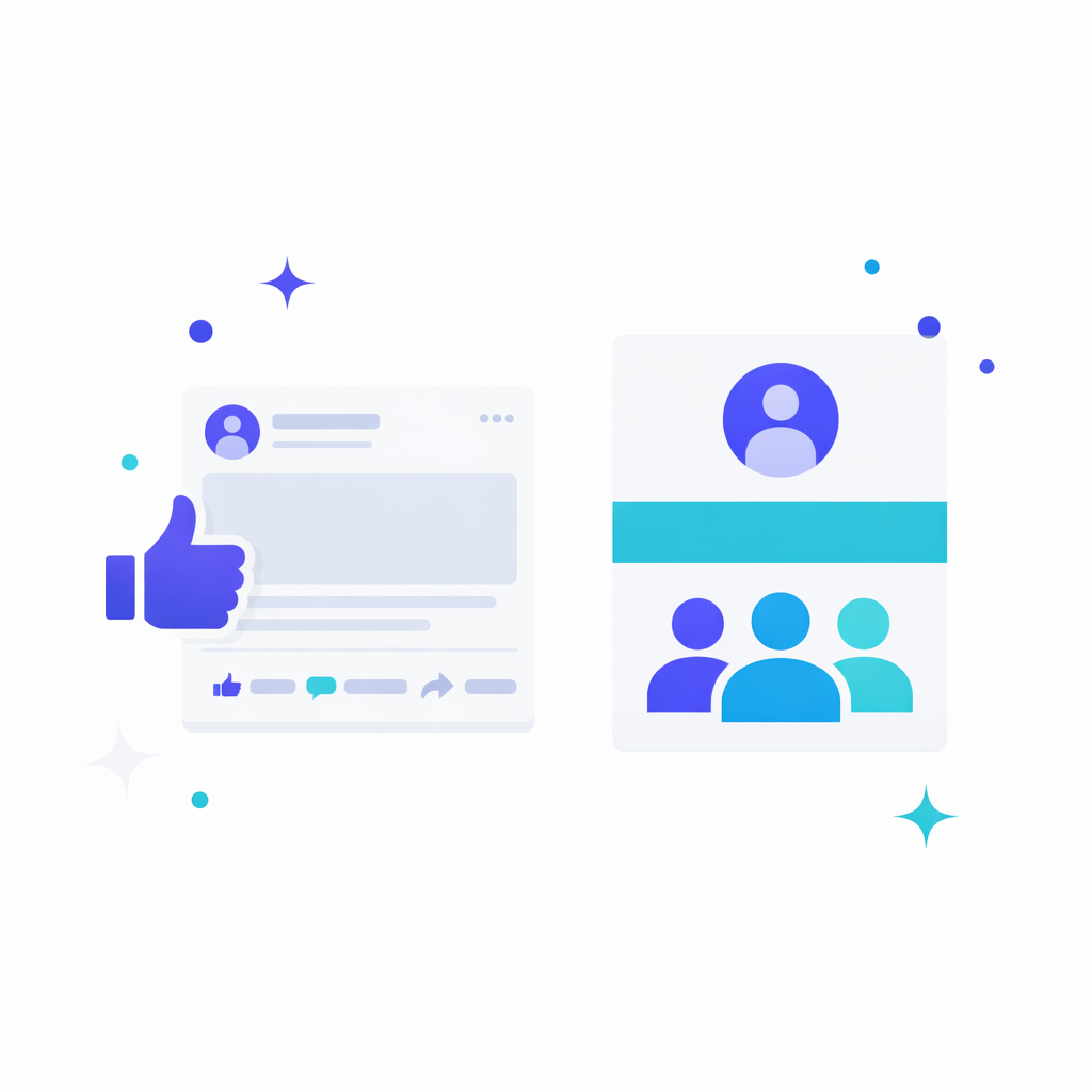 Unterschied zwischen Facebook Beitrags Likes und Fanpage Likes Vergleich zwischen Likes auf Facebook Beiträgen und Likes für eine Fanpage als unterschiedliche Engagement Signale