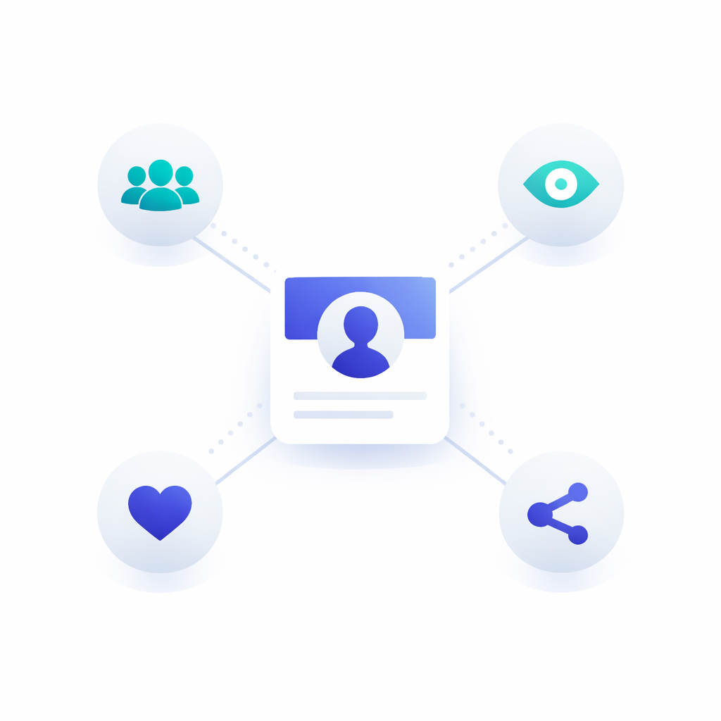 Zusammenspiel von Facebook Signalen wie Follower Likes und Reichweite Zusammenspiel von Facebook Signalen wie Follower Anzahl Likes Reichweite und Interaktionen