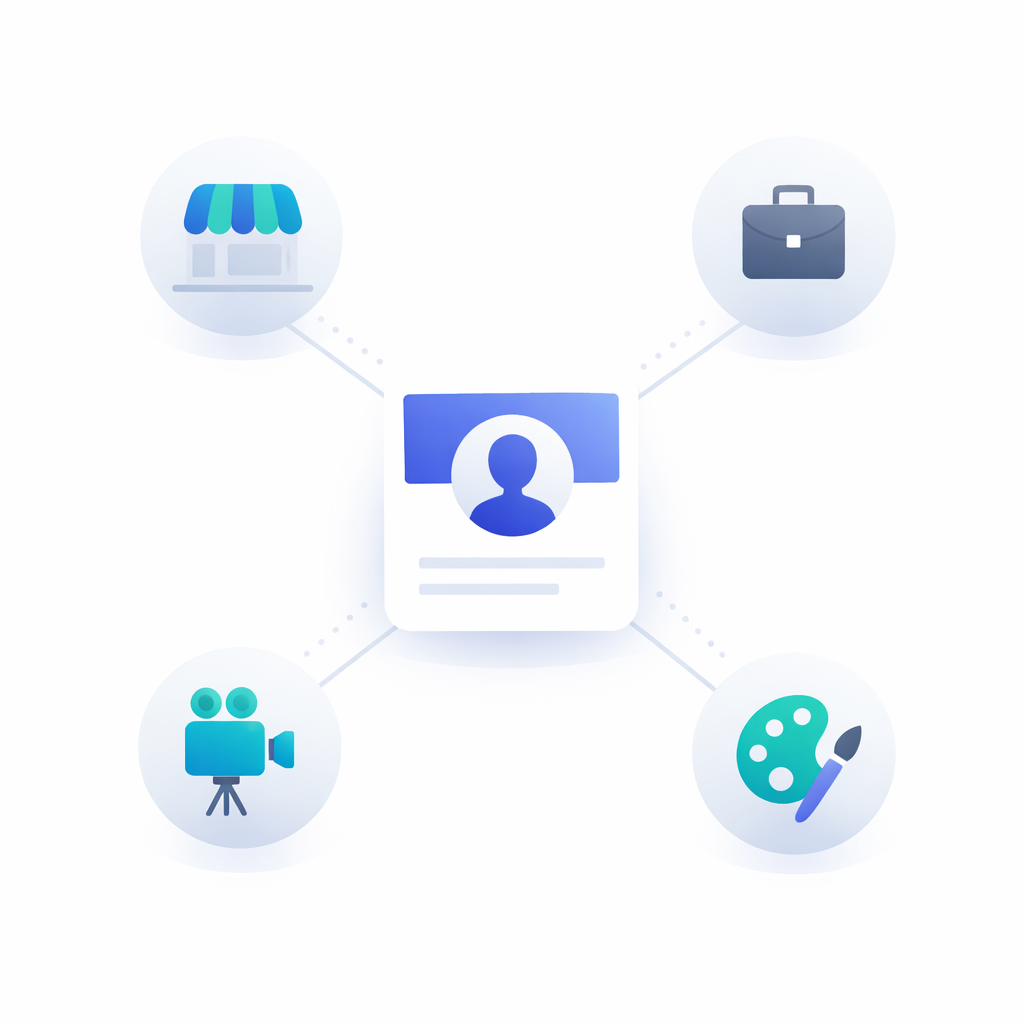 Facebook Nutzung für Unternehmen Creator und lokale Dienstleister Verschiedene Nutzungssituationen von Facebook Profilen für Unternehmen Creator und Dienstleister