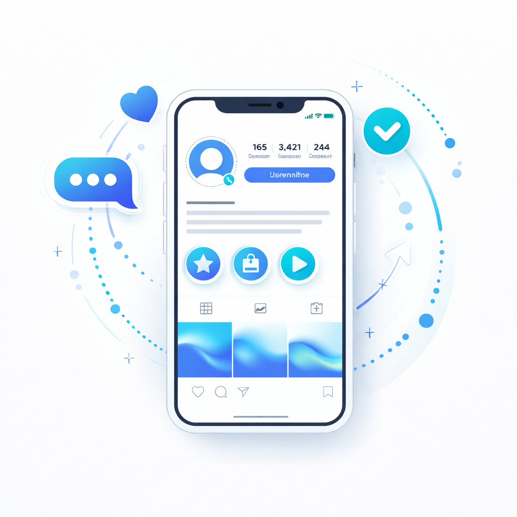Transparente Vorbereitung Instagram Profil Vorbereitung eines Instagram Profils mit Inhalten Design und Interaktionen