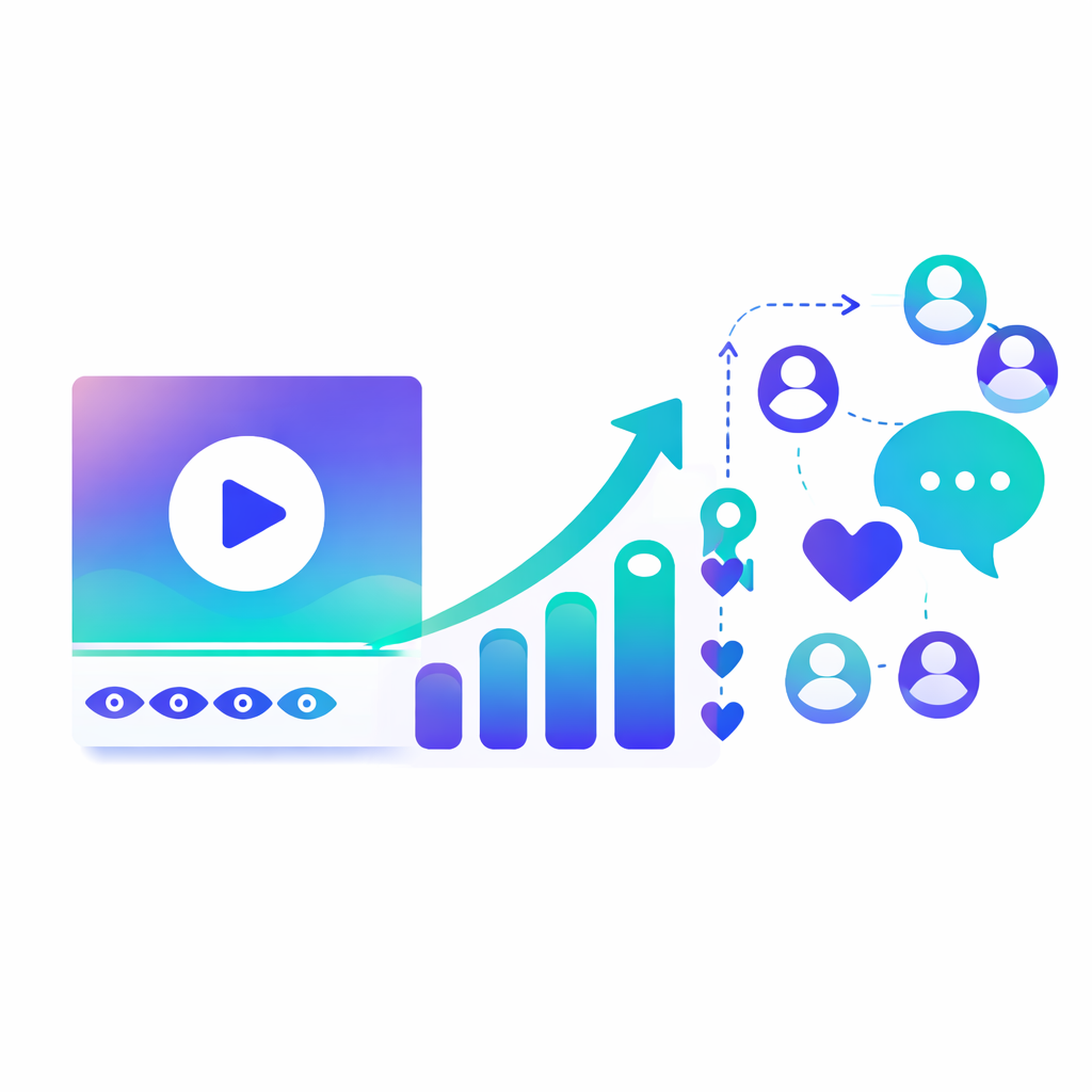 Bedeutung von Views für Instagram Reels Performance Visualisierung der Bedeutung von Videoaufrufen für die Performance von Instagram Reels