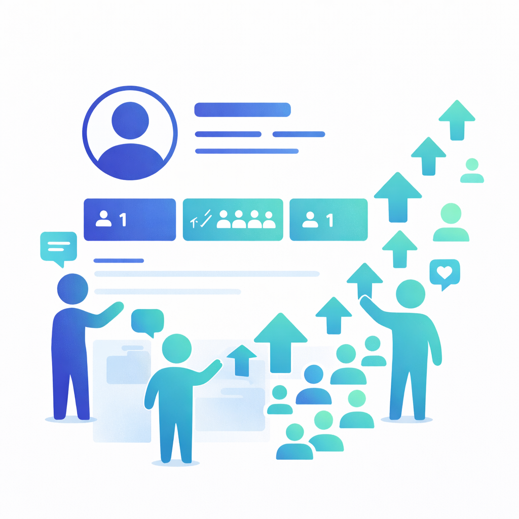 Darstellung von Social Proof durch steigende Instagram Followerzahl