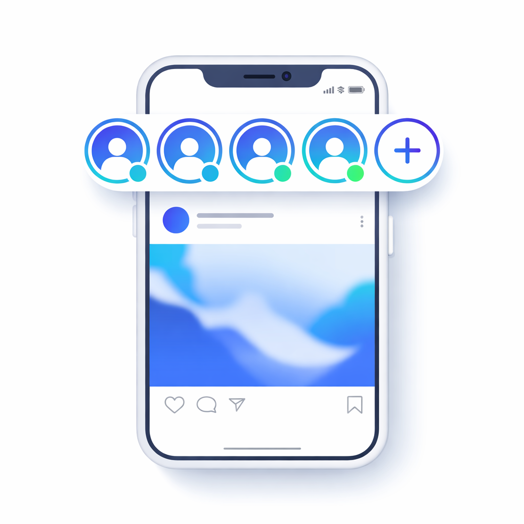 Instagram Story Views Übersicht Darstellung von Instagram Story Views in der Instagram App Oberfläche