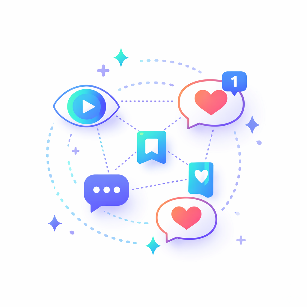 Instagram Wachstum durch Engagement Signale Verschiedene Instagram Wachstumssignale wie Likes Views Kommentare und Interaktionen