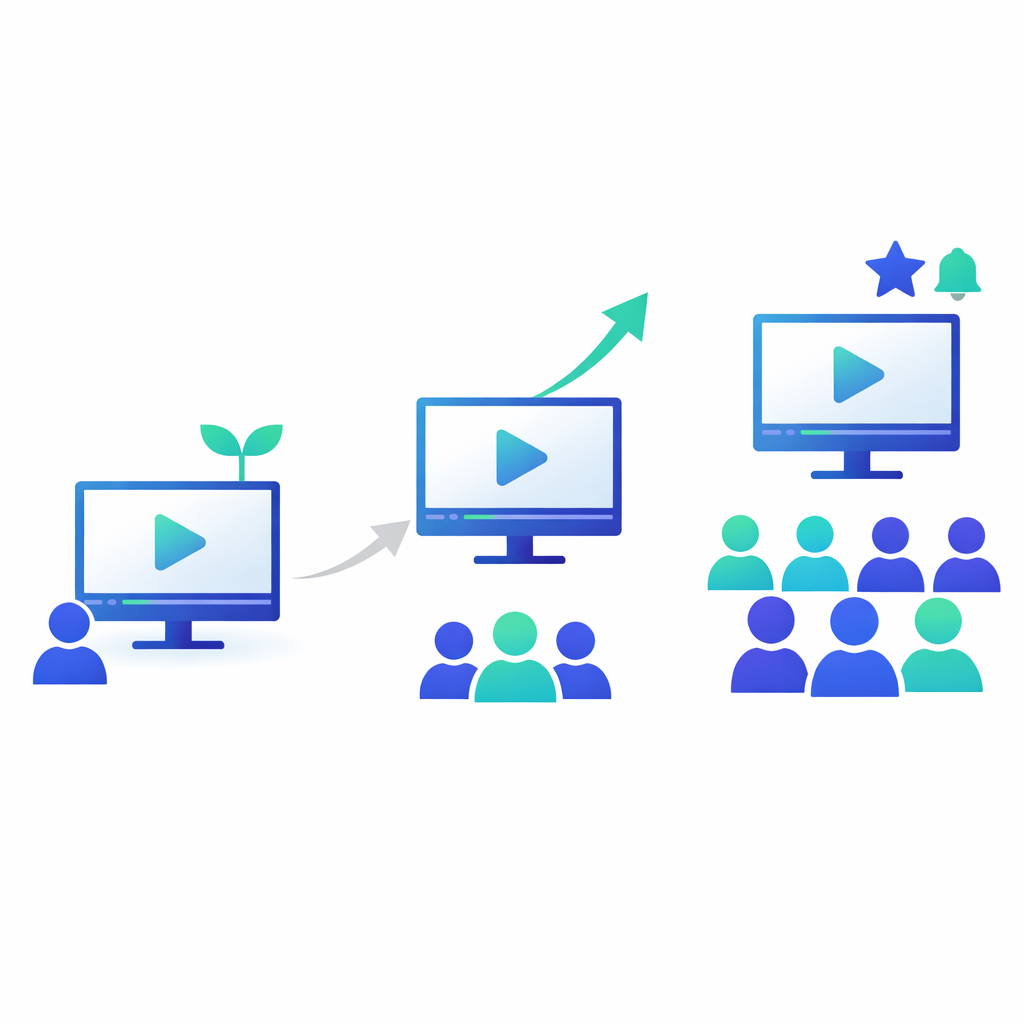 Illustration von unterschiedlichen Einsatzsituationen für Kick Follower im Kontext von Stream Entwicklung und Reichweite