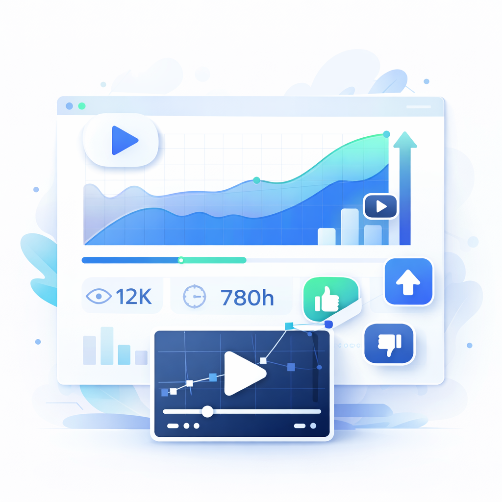 Watchtime als Ranking Faktor bei YouTube Visualisierung der YouTube Wiedergabezeit als Ranking Signal für Videos
