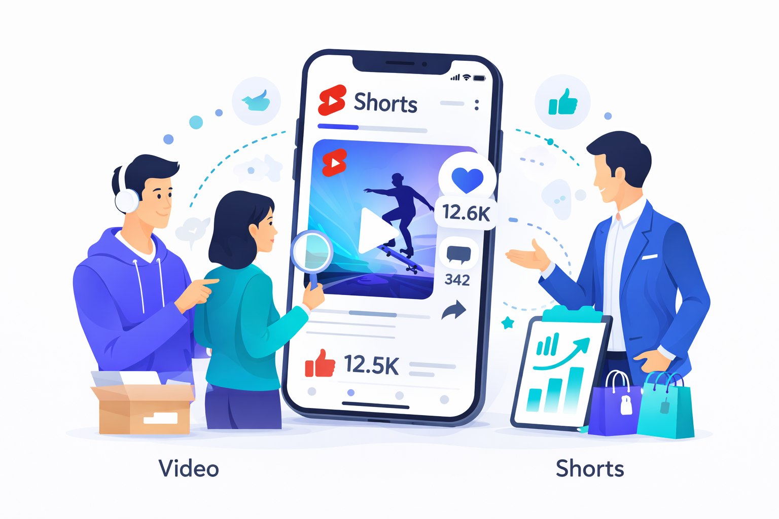 Creator und Marken analysieren YouTube Shorts Interaktionen Content Creator und Marken analysieren YouTube Shorts Interaktionen