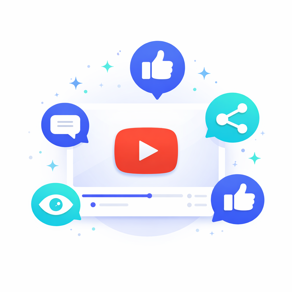 Illustration von YouTube Video Likes als Interaktionssignal