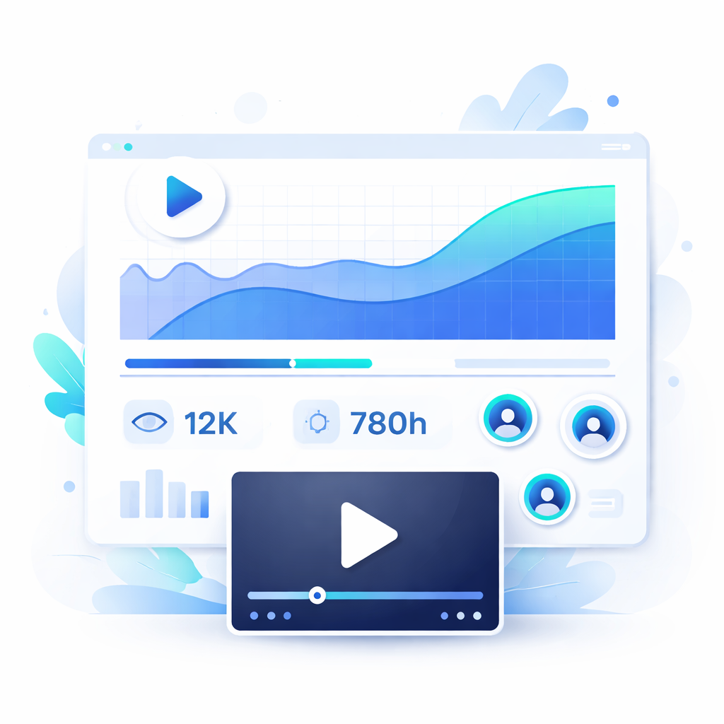 YouTube Watchtime und Zuschauerbindung Analyse der YouTube Watchtime mit Wiedergabezeit und Zuschauerbindung eines Videos