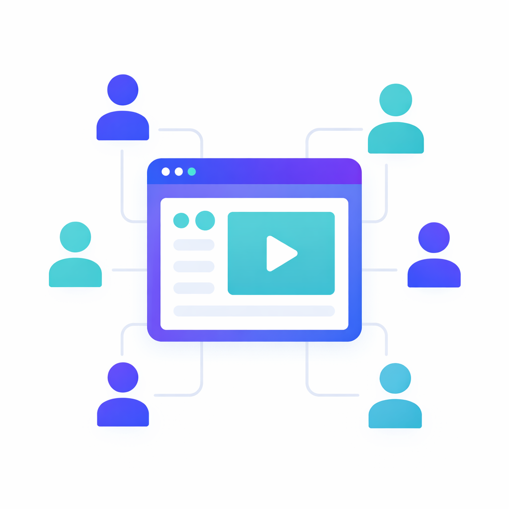 Twitch Follower Wirkung für Reichweite und Kanalwahrnehmung Minimalistische Darstellung von Twitch Followern und ihrer Wirkung auf Sichtbarkeit und Kanalwahrnehmung