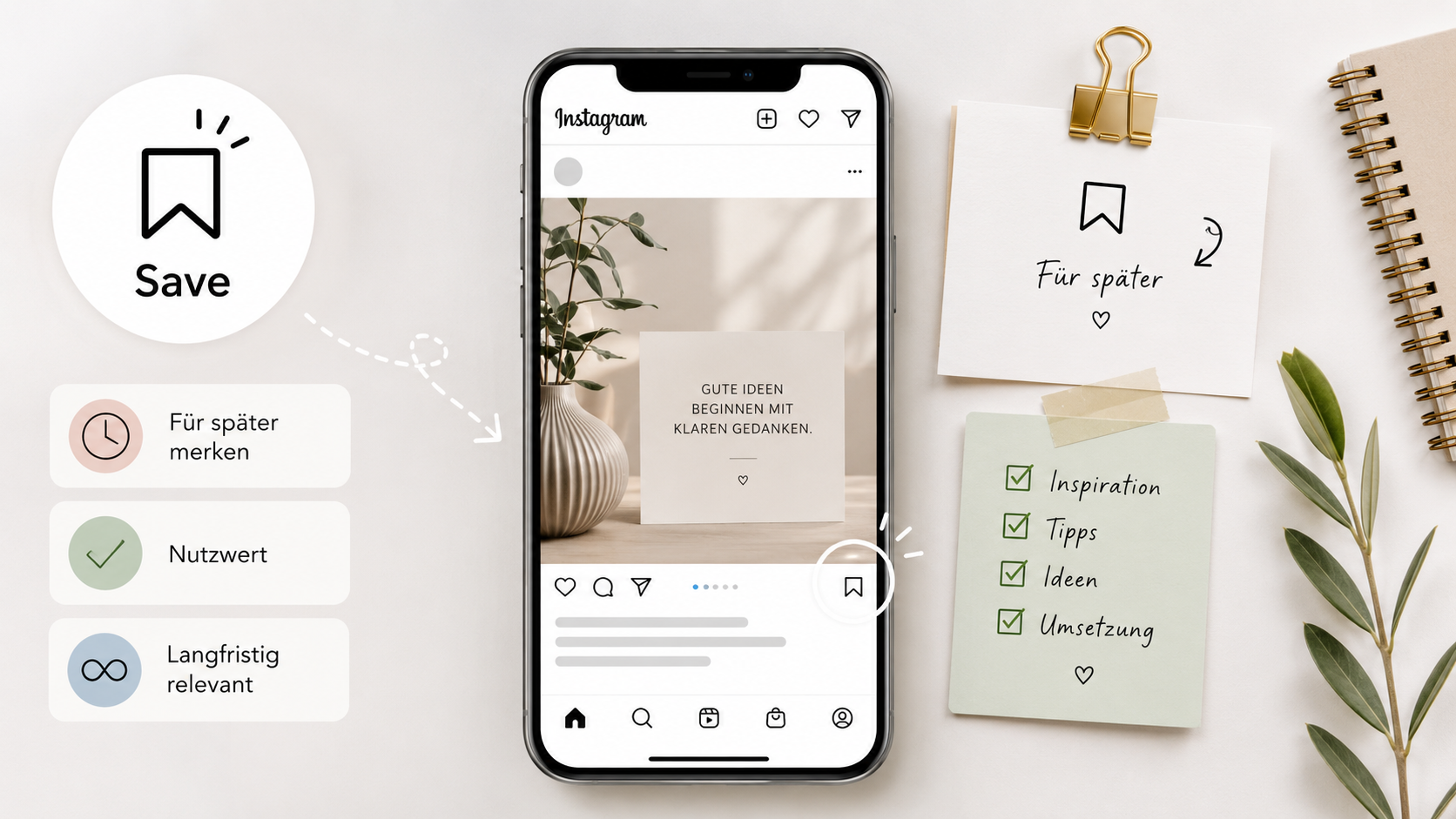 Warum Instagram Saves auf Nutzwert hinweisen können Instagram Saves als Hinweis auf nützliche Inhalte